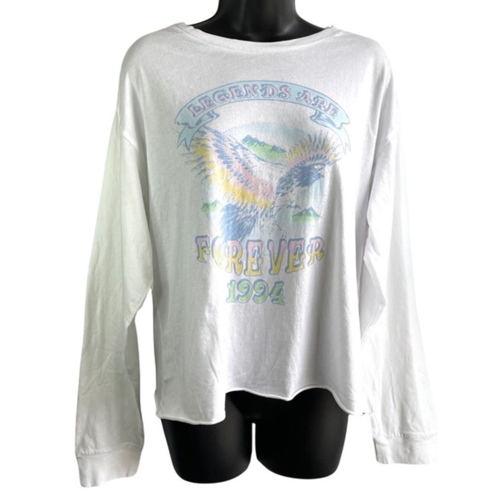 Grayson Threads White Forever Legends 1994 Long Sleeve Crew Neck Tee Shirt SzM